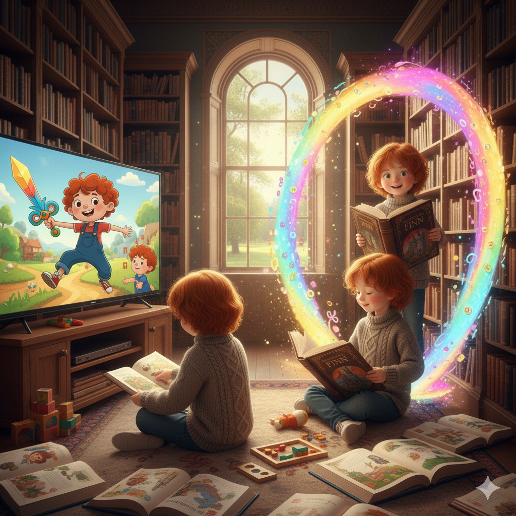 From screen to book: Why familiar characters are the best teachers for a child